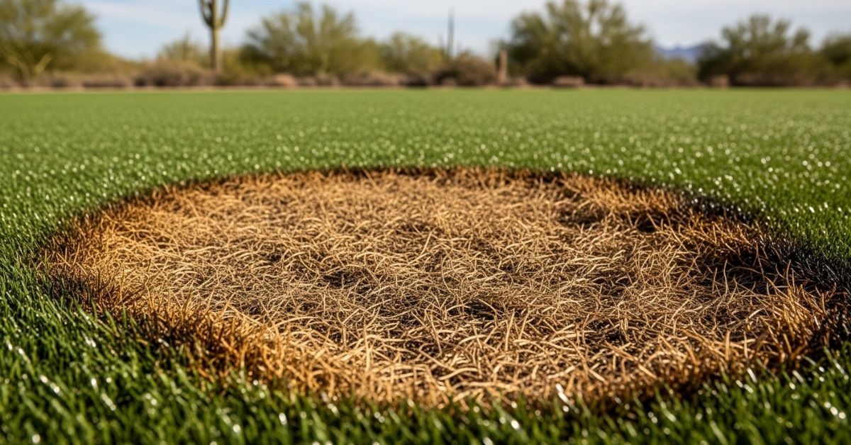 effect of Scottsdale heat on artificial grass