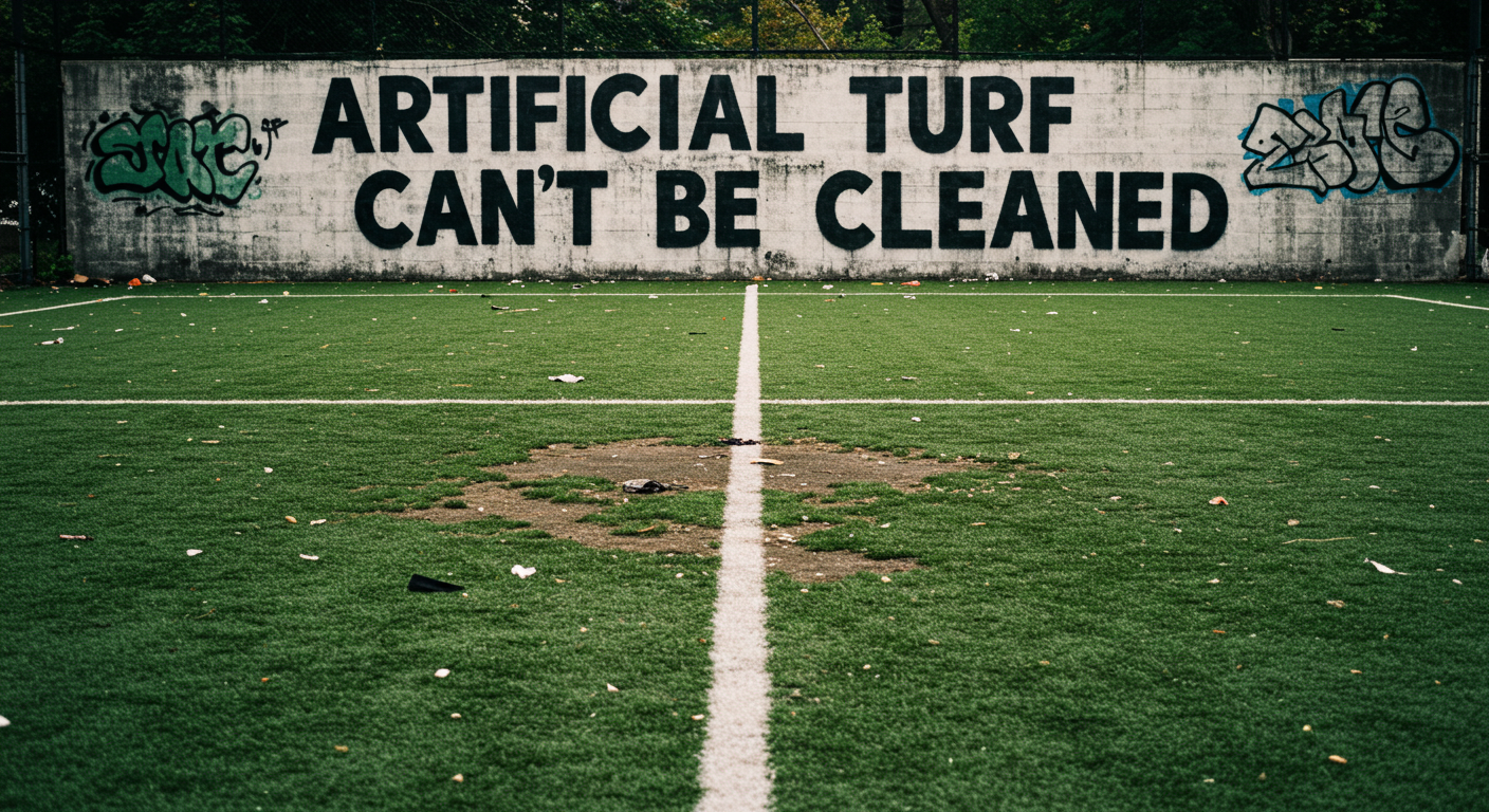 Artificial Turf Can’t Be Cleaned