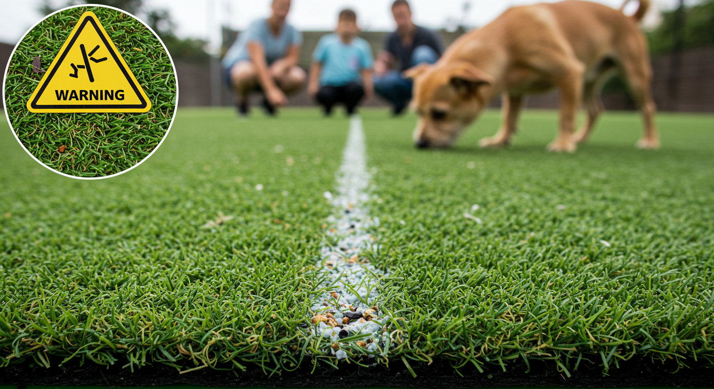 Artificial Turf Harms Pets and Kids